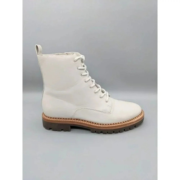 Vince Cabria Lug Womens Water Repellent Combat Boot Opaline Size 6.5 M MSRP $395 - Picture 2 of 8